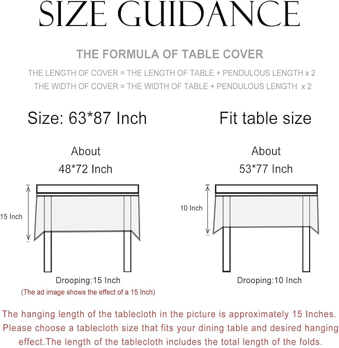 patdrea Designer Vintage Cyan Tablecloth for Rectangle Table,Linen Ancient Castle and Manor Pattern Tablecloths,Table Cover Decor for Kitchen Dining Christmas,Thanksgiving,63"x87"-Lucerne a