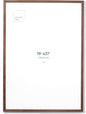 Opposite Wall - 50x70 cm - Dark Oak Wood Picture Frame - Lightweight, Versatile & Shatterproof - Wall Hanging Photo or Poster Frame - Wall Decor for Office, Gallery & Home, 19 3/4 x 27 1/2 in