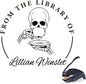 Personalized Book Embosser - Custom Embosser Stamp Gifts for Book Lovers, Readers, Home, Office & Library Collections (Coffee-32)