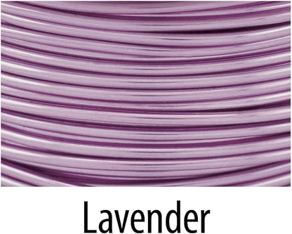 Artistic Wire, 20 Gauge Tarnish Resistant Colored Copper Craft Jewelry Wrapping Wire, Lavender, 15 yd