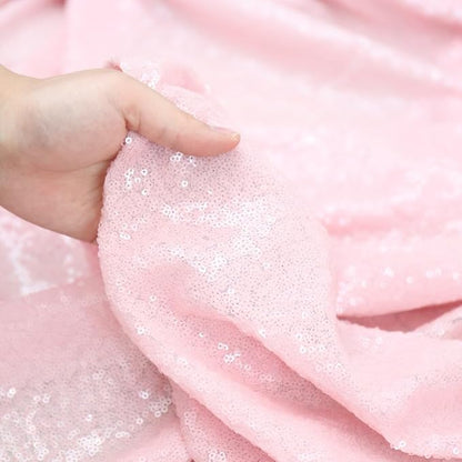 Poise3EHome Pink Sequin Backdrop,8FT x 10FT Sequin Photography Backdrop Curtain for Party Decoration