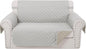 Reversible Loveseat Sofa Covers Couch Cover Furniture Protector(Loveseat,Light Grey/Beige)