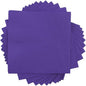 JAM PAPER Small Beverage Napkins - 5 x 5 - Purple - 50/Pack