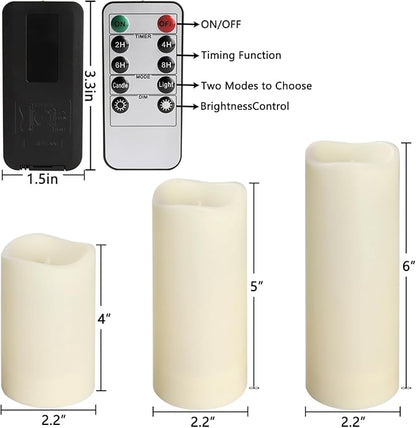 24-Pack LED Flameless Candles with Remote Control - Perfect for Home, Parties, and Special Occasions - Create a Magical Ambiance Effortlessly(Three Sizes)