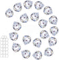 Crystalsuncatcher 20Pcs 1.75 inch/40mm Clear Crystal Ball Prism Pendant Suncatcher for Feng Shui/Divination or Wedding/Home/Office Decoration