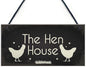 Rustic Wooden Signs The Hen House Wood Plaque Signs Chicken Cock Coop Egg Garden Gift Sign Wall Art Decor Kitchen Cafe Pub Decor Gift 6x12 INCH