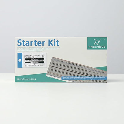 Freenove Basic Starter Kit for Raspberry Pi Pico W (Included), Dual-core Arm Cortex-M0+ Microcontroller, 386-Page Detailed Tutorial, 142 Items, 55 Projects, Python C Code