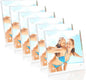 HELPLEX Picture Frames, 6 Pack 4x4 inch Acrylic Picture Frame Clear 4 x 4 Photo Frames Magnetic Picture Frames Ready for Tabletop Display, Effectively Protect Photos from Fading and Yellowing