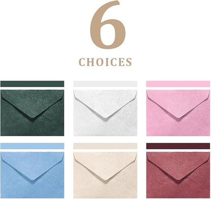 30 Pieces A6 Envelopes with 30 Seal Stickers, 6.32 x 4.45 inch Envelopes for 4 x 6 Wedding Invitation Cards, Greeting Cards, Graduation, Birthday Party Invitations, Yellow.