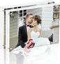Magicool Premium Acrylic Photo Frame- Magnet Photo Frame -Double Sied Thick Desktop Frames (4x6 2 pack)