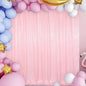 ShinyBeauty Pink Sequin Photo Backdrop 4FTx8FT - Glitter Fabric Wedding Photography Background, Shimmer Birthday Party Decor, Curtain Drapes for Events, Stage, Studio