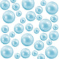 300Pcs Pearl Vase Filler, Lightblue No Hole Faux Pearl Beads for Centerpieces Vases, Candle Centerpieces, Wedding Birthday Party Home Decor 8/10/14/20mm
