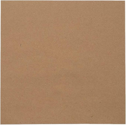 LUXPaper Square Invitation Envelopes | Peel & Press | 8" x 8" | Grocery Bag Brown | 70lb. Text | 50 Qty