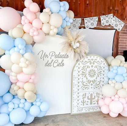 Mexico Theme Arch Stand Covers Fiesta Wedding Party Elastic Fabric Background Birthday Baptismx Baby Shower Decor Props (67x150cm(2.2x5ft),G-3742)