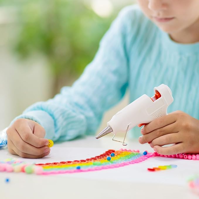 HARFINGTON 10pcs Hot Glue Sticks 0.43" Dia x 9.84" Long EVA Mini Hot Melt Adhesive Glue Stick for Hot Melt Gun Wood Plastic Glass Flowers Fabrics Foam, Purple