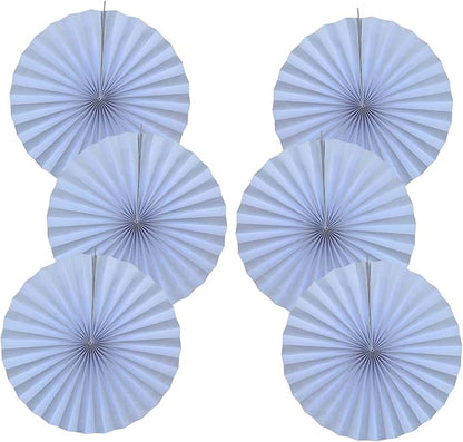 White Party Decorations,Wedding Decorations for Party Events Accessories,White Birthday Decor,Anniversary Decorations,Birthday Decorations for Men 16in Hanging Paper Fans 30 Color DIY Set(White)