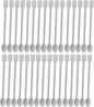 Coffee Spoon 500 PCS Disposable Tiny Coffee Tea Spoon White Plastic Stir Cocktail Sticks Mini Tea Stirrer