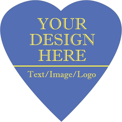 Custom Stickers 70-1000 Personalized Labels for Birthday Party Wedding, Customized Stickers for Business Logo(Heart)