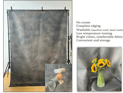 6x9ft Dark Brown Mottled Texture Photography Backdrop for Portrait Photo Studio Prop Abstract Background for Photographyer