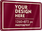 Custom Signs Outdoor Metal Sign - 12 x 8 Customized Personalized Aluminum for Office, Home, Business, Decor, Road Signs, Rust-Proof (Ivory Text Box)