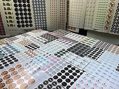 avgrafx Custom Stickers Personalized Labels Waterproof Dishwasher Safe Vinyl 120 2 in, Made USA, Great for Business Packaging Easy Design Your own.