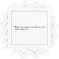 Five Star Napkins White Cocktail Napkins – 50 Luxury Cotton Disposable Cocktail Party Napkins with Quotes – 4.5" x 4.5" for Home Bars, Game Nights, Beverages, Birthdays, Weddings & Holidays
