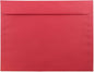 JAM PAPER 9 x 12 Booklet Colored Recycled Envelopes - Red Recycled - 50/Pack