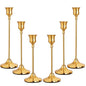 Candlestick Holders Gold Taper Candle Holders 3 pcs Candle Sticks Holders for Home Decor Table Centerpiece Wedding Housewarming Festival