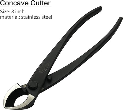 5-Piece Bonsai Tool Set,Knob Cutter,Concave Cutter,Wire Cutter,Jin Pliers,Bonsai Scissors