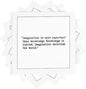 FIVE STAR NAPKINS Einstein Quote Napkins, White Cotton Cocktail Napkins, 50 Count, 4.5" x 4.5" - Disposable, Biodegradable & Recyclable