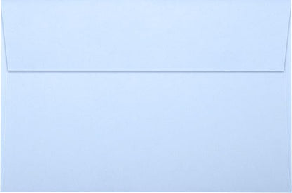 LUXPaper A9 Invitation Envelopes | Peel & Press | 5 3/4" x 8 3/4" | Baby Blue | 80lb. Text | 50 Qty