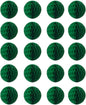 20pcs Honeycomb Decoration Paper Flower Balls Tissue Paper Pom Poms for Birthday Wedding Home Decor (6inch, Dark Green)