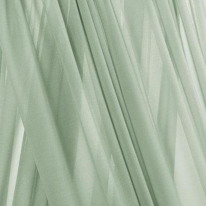 Sage Green Elegant Arch Draping Fabric 2 Panels Outdoor 29" × 20Ft Sheer Chiffon Curtain Drapes for Fall Wedding Ceremony Birthday Party Garden Brunch 2 Panels