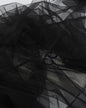 Black Tulle Fabric 108" x 25 Yards for Wedding Pew Bows Garden Netting Plant Cover Gift Wrapping Ceiling Draping Baby Shower Birthday Party Reception DIY Craft Supplies