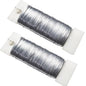 76Yards 22Gauge Silver Metal Floral Wire Flexible Paddle Florist Garden Wire for Flower Arrangement,Crafts,Christmas Wreaths Tree,Garland.