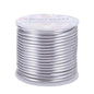 BENECREAT 9 Gauge Jewelry Craft Aluminum Wire 55 Feet Bendable Metal Sculpting Wire for Craft Floral Model Skeleton Making, Plant Gardening, Silver