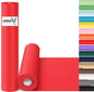 Vanhench Red Wrapping Paper Roll 17.5" x 760" (63') for Women Men Kids Girls, Solid Color Art Kraft Craft for Wedding, Birthday, Mothers Day Gifts, Bouquet Flower Poster Bulletin Board