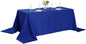 Rectangle Tablecloth 90x156 inch Washable Polyester Fabric Table Cloth for Wedding Party Dining Banquet Decoration（90x156, Royal Blue）