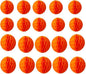 20pcs Honeycomb Flower Balls Party Honeycomb Balls Decoration Paper Flower Balls Tissue Paper Flower Ball Pom Poms Ball for Birthday Wedding Home Decor (3inch+6inch, Orange)