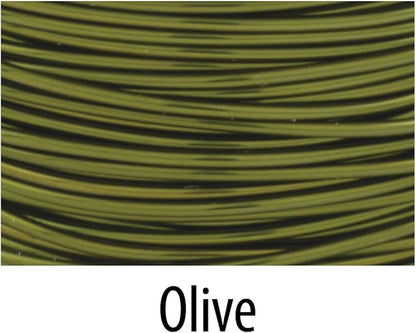 Artistic Wire, 24 Gauge Tarnish Resistant Colored Copper Craft Jewelry Wrapping Wire, Olive, 20 yd