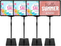 Sign Holder Stand 8.5 x 11,Sign Stand for Display,Adjustable Sign Holders For Table Top,Suitable for indoor use