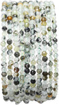 Faceted Natural Prehnite Stone Round Loose Semi Gemstone Beads for Jewelry Making 3-3.5mm 38cm