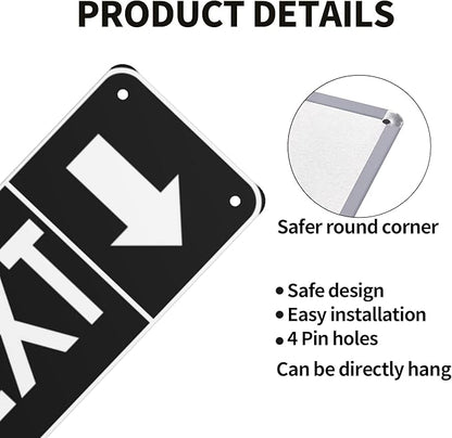 Custom Vintage Metal Sign Personalized Direction Street Signs with Text Logo Image Rust-Resistant Fade Resistant Aluminum Sign for Home Office Outdoor Business