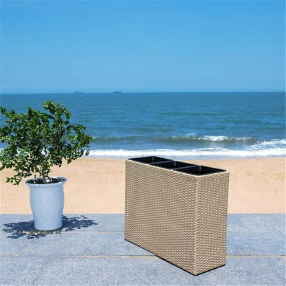 SAFAVIEH Outdoor Collection Rita Wicker Flower Rack