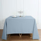 Efavormart 90" Dusty Blue Wholesale Linens Polyester Square Linen Tablecloth for Kitchen Dining Catering Wedding Birthday Party Events