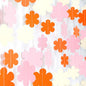 Orange-Pink Fall Party-Decorations Streamers-Garland - 52ft Boho Flower Hanging Paper Banner, Groovy Birthday Baby Bridal Shower Bachelorette Wedding Engagement Thanksgiving Day HalloweenDecor Hugfond