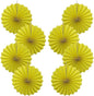 Yellow Party Decorations,Paper Decorations for Party,Lemon Decorations Party Paper Fans Bulk 12in,Anniversary Decorations for Part 30 Color DIY Set （Lemon Yellow）