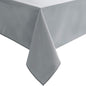 Hiasan Silver Grey Rectangle Tablecloth - Waterproof and Spillproof Washable Fabric Table Cloth for Dining Room Kitchen Party and Outdoor, 60 x 140 Inch