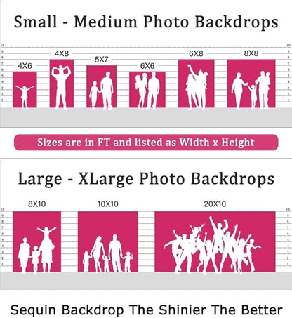 ShiDianYi 4FTX6FT-Gold-SEQUIN Photo Backdrop,Party/Prom Photography Background,Wedding Photo Booth (Gold)