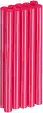 HARFINGTON 10pcs Hot Glue Sticks 0.43" Dia x 5.91" Long EVA Mini Hot Melt Adhesive Glue Stick for Hot Melt Gun Wood Plastic Glass Flowers Fabrics Foam, Rose Red